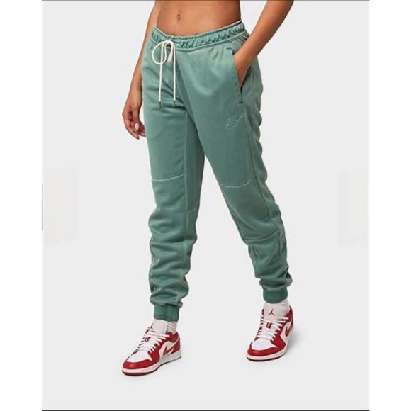 Women's Green Jogger Pants - Picture 1 of 5